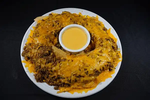 nachos supreme cheese sauce