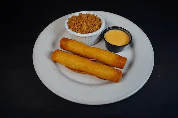 kids flautas with cheese